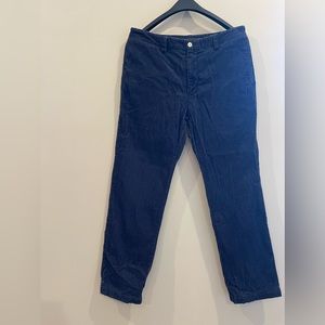 Men’s blue corduroy vineyard vines pants